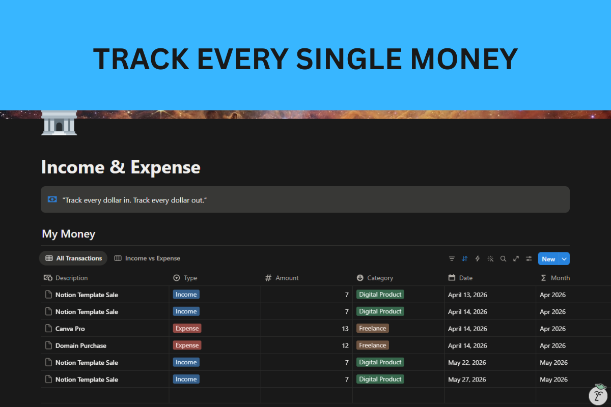 Hustle OS — Notion Productivity System