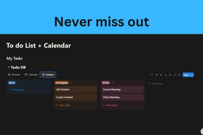 Hustle OS — Notion Productivity System